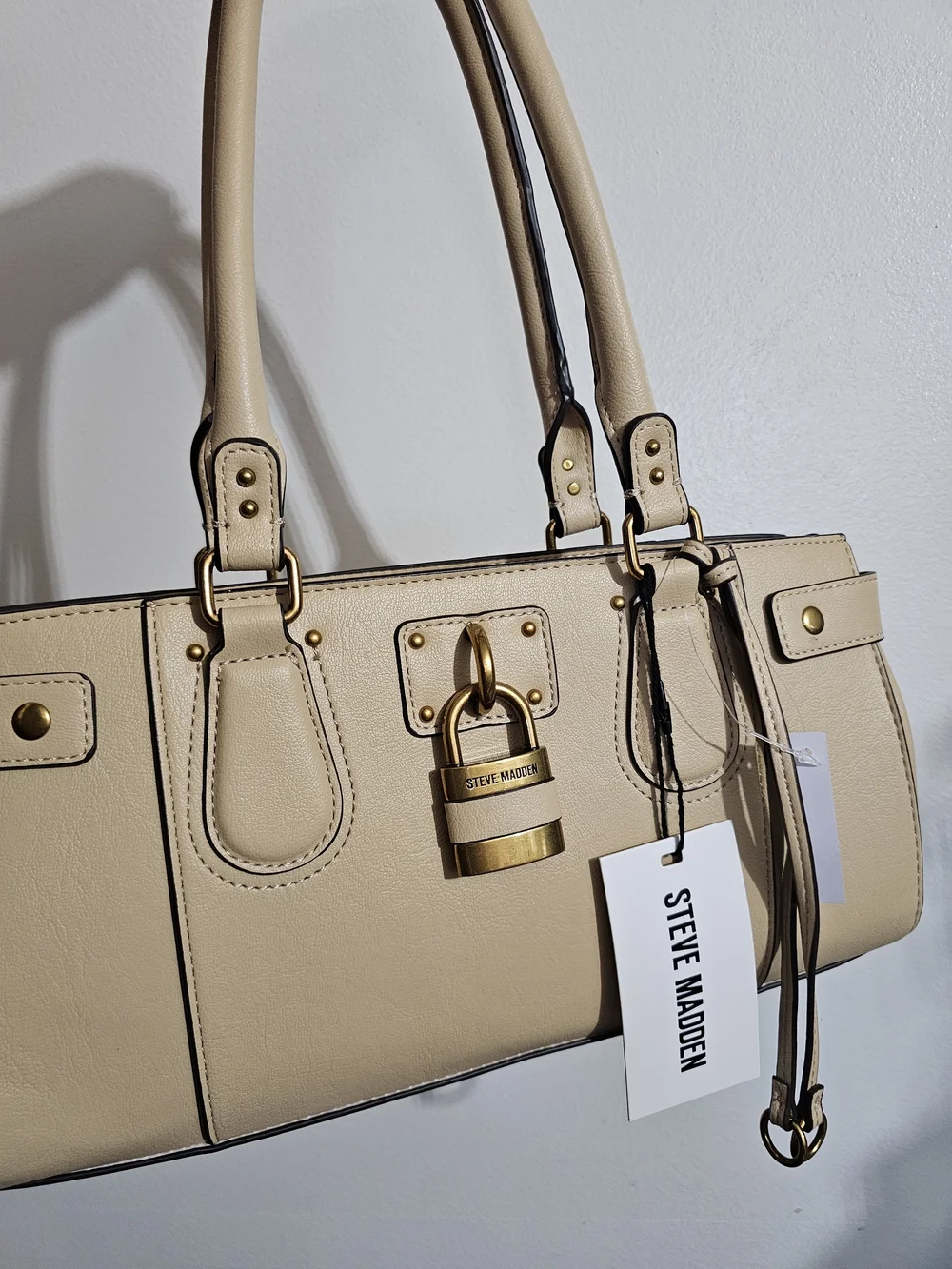 Steve Madden  satchel shoulder bag beige